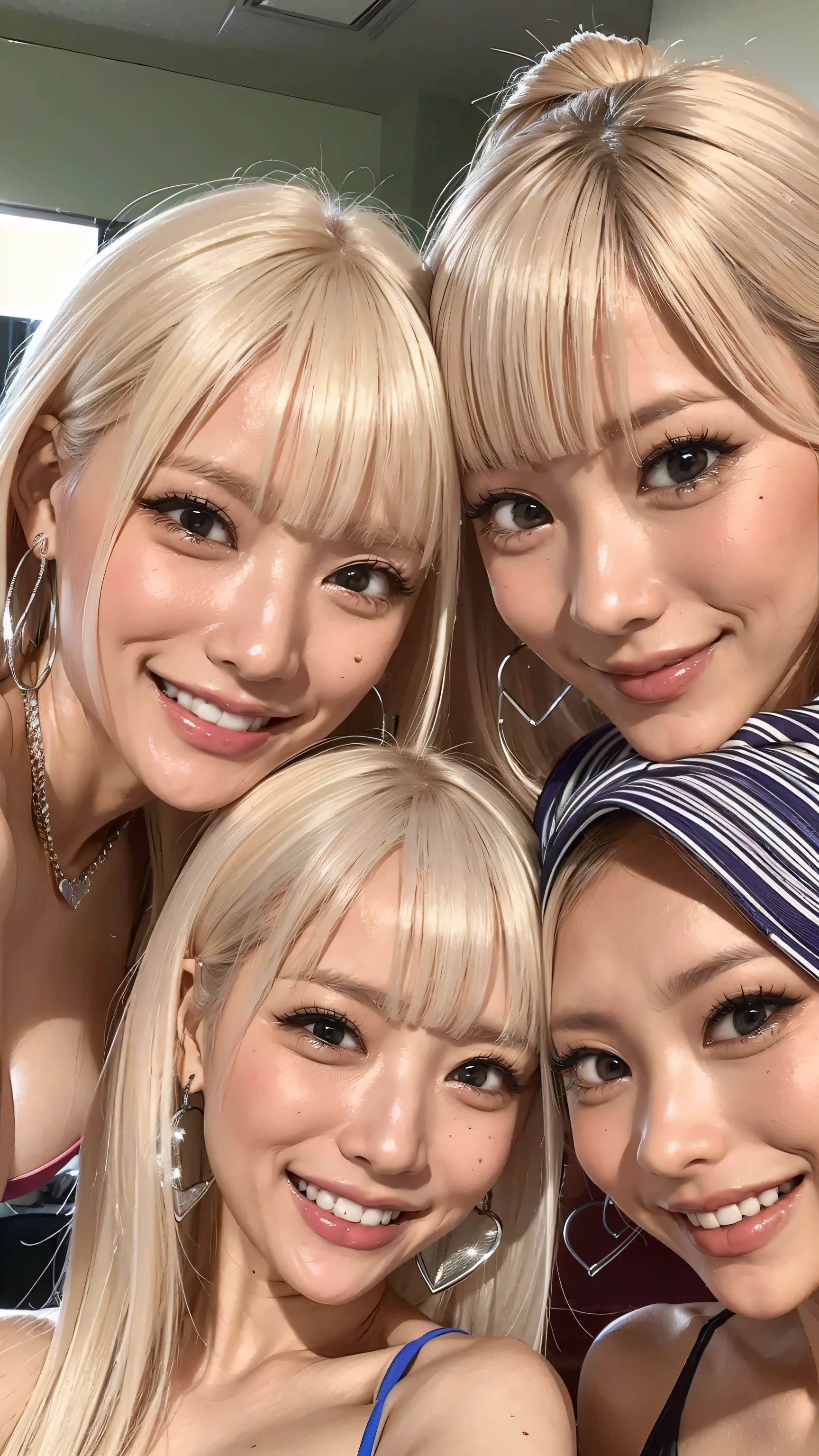 Mother and daughter、blond、Sexy、、beautiful、18 and 40 years old、