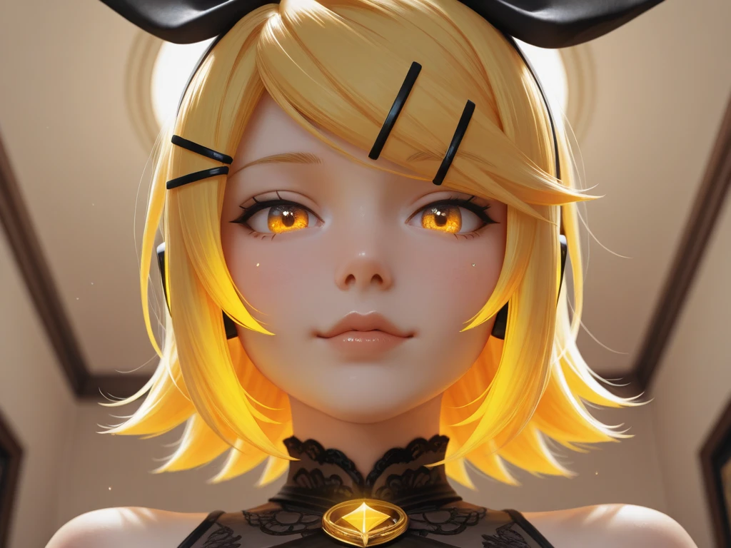 (masterpiece, Highest quality), One girl, Bee Pokemon, Black hair band, Dark skinned women,Hair between the eyes, Grey Hair, short hair,Grey Eyes,Large Breasts