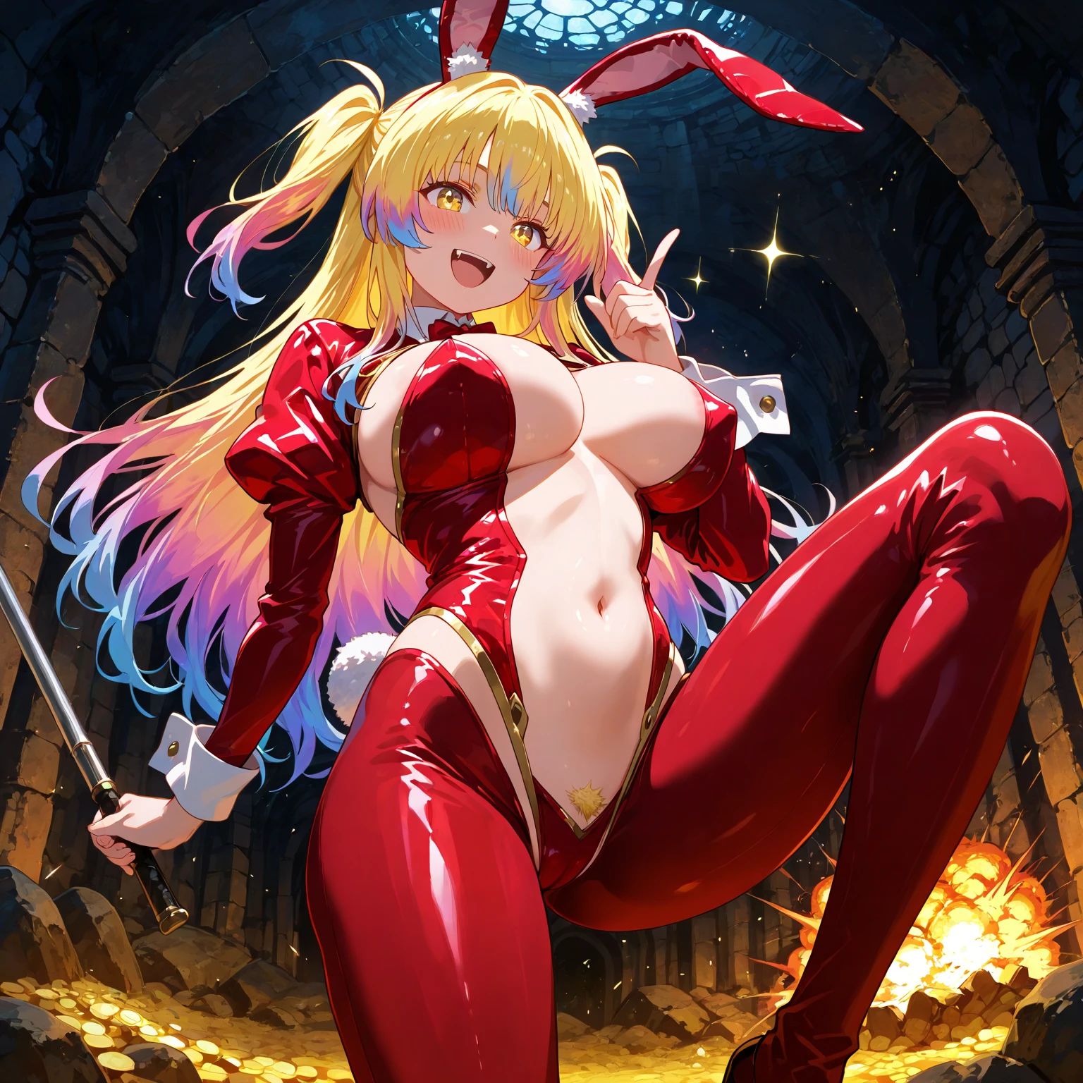 Best Quality, 8k , High resolution,masterpiece:1.2), (ultra detailed), (naked) (unclothed) (naked) (NSFW is not safe for artwork), (dark magician girl) (Yu-gi-oh setup), (pose sexual), (realist,photorealist,fotorrealista:1.37), (HdR,High Definition), (portrait), (vivid colors), (long legs), (clearly elongated face), (broad) (Hermosos detailed eyes), (beautiful detailed lips), (extremely detailed eyes and face),(Yellow hair) bright eyes Dynamic angle and posture, soaked in sweat, perspiration, undressing (long eyelashes), (sharp focus), (Physically based representation), (unclothed), (big breasts) (open legs), (intense), (expression of intense desire), (Motion blur), (elegant), (slim figure), (anime inspired), (bright lights), (sexual), (contrasting colors), (mysterious atmosphere), (action packed scene), (Unique style), (Amazing), (elegant), (evocative), (expressive), (Intriguing atmosphere), (giant breasts:1.2) ((Best Quality)),((Very detailed)),masterpiece,absurdities,detailed face,beautiful face,(detailed eyes, deep eyes),(1 girl),((dynamic pose)), (naked) (unclothed) (naked)