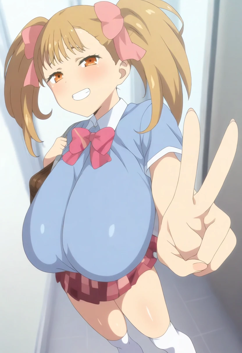 masutepiece, hight resolution, Yuepen R4, Closed eyes ,Upper body, ((White background)), (((fullnude)))、(((barechested)))、(((Colossal tits)))、4K