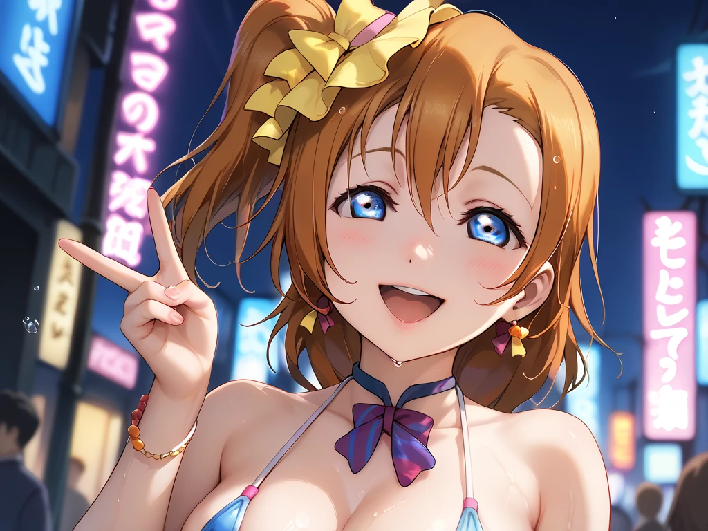 top-quality、Top image quality、matikanefukukitaru \(umamusume\)、​masterpiece、girl with((20yr old、Best Bust、big bast、Bust 85、Breasts wide open、A slender、Large valleys、Gold Bikini、Gold Dress,Leaning forward、Reflecting the whole body)）hiquality、Beautiful Art、Background with((Luxury Hotels、Golden Chain、Window with night view)))masutepiece、visualart、depth of fields、