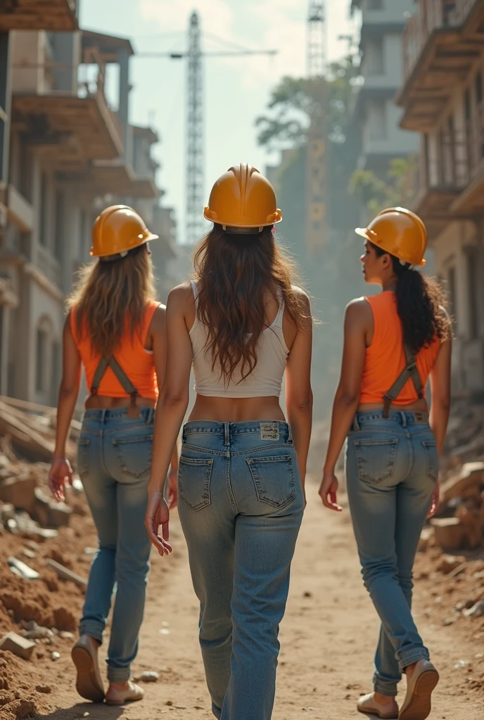 On a busy construction site, the sun blazes mercilessly across the dusty terrain and a multitude of heavy machines are rumbling into motion. Tall cranes loom over rows of buildings being remodeled or under construction.
In the midst of this chaos is a team of female construction workers, diligently carrying out their tasks. They are surrounded by men dressed in standard overalls issued by the company. However, these women stand out from the crowd with their unusual clothing - they are completely naked, each wearing nothing but boots, tool belts and helmets. Their bare skin glistens with sweat as they deftly maneuver around equipment and pick up tools.
Their presence on this predominantly male work site is due not only to their exceptional skills, but also to a strange "custom" that exists here. By company order, female workers must strip completely naked to appease their male colleagues.
This "appeasement" allows them to get better jobs, promotions, and ultimately more control over their careers in the industry. As a result, nude women have become a symbol of female power in a male-dominated industry.
In addition, these women command respect with their abilities as skilled laborers. Undoubtedly, their physical attributes play an important role in gaining acceptance in the workforce, but their knowledge and experience are still highly valued. Women use this double standard to their advantage, using both their sexuality and professionalism to overcome this unusual dynamic in the workplace and secure a higher-paying position.