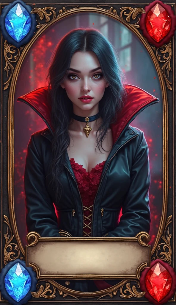um close up de uma mulher com cabelo escuro e um top preto, Yennefer, Yennefer de Vengerberg, rainha feminina vampira bonita, Carmilla Vampiro, arte de estilo fantasia escura, rainha vampira bonita, Gothic fantasy art, Rainha escura das cobras, arte de fantasia sombria, Alena Aenami e Artgerm, female vampire