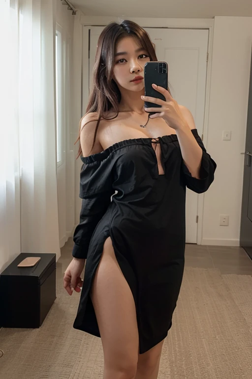 taking selfie
