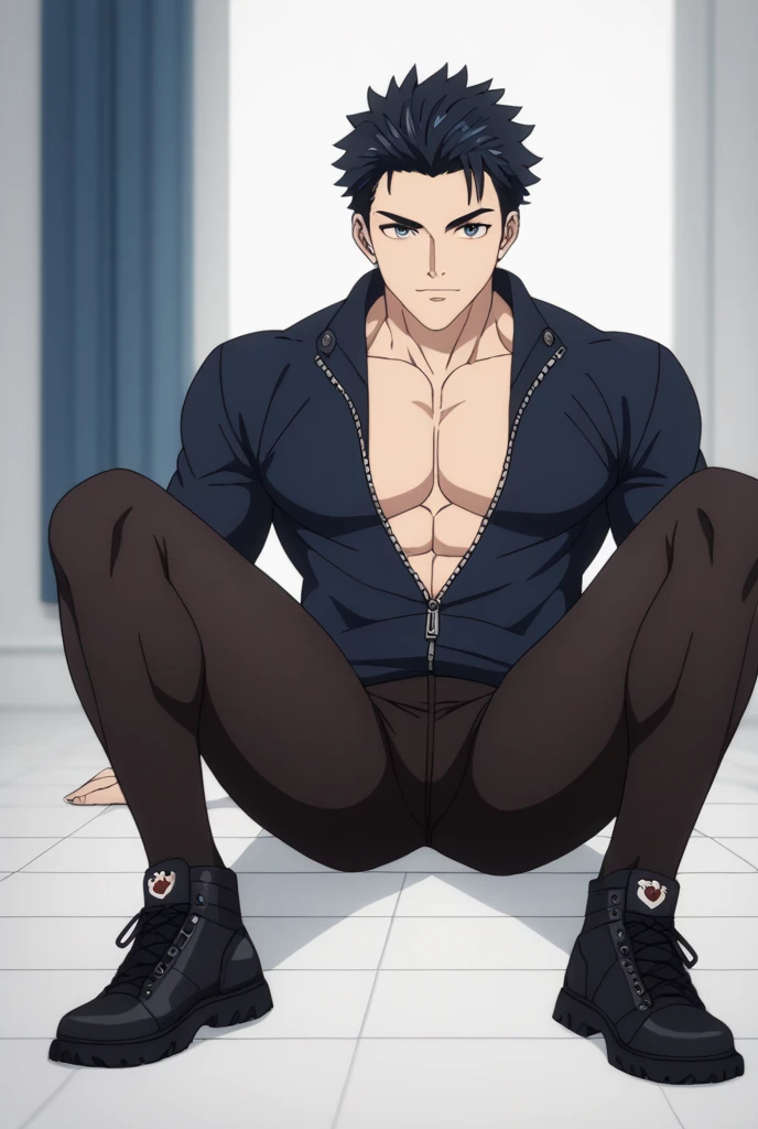 1 boy ,?????? boy,20yr old,Handsome,musculature,Raised sexy,k hd, tmasterpiece,8K,White thong,Nudity all over,Bare topless,Short socks,massive bulge,A sexy pose,Trembling,full-body view
