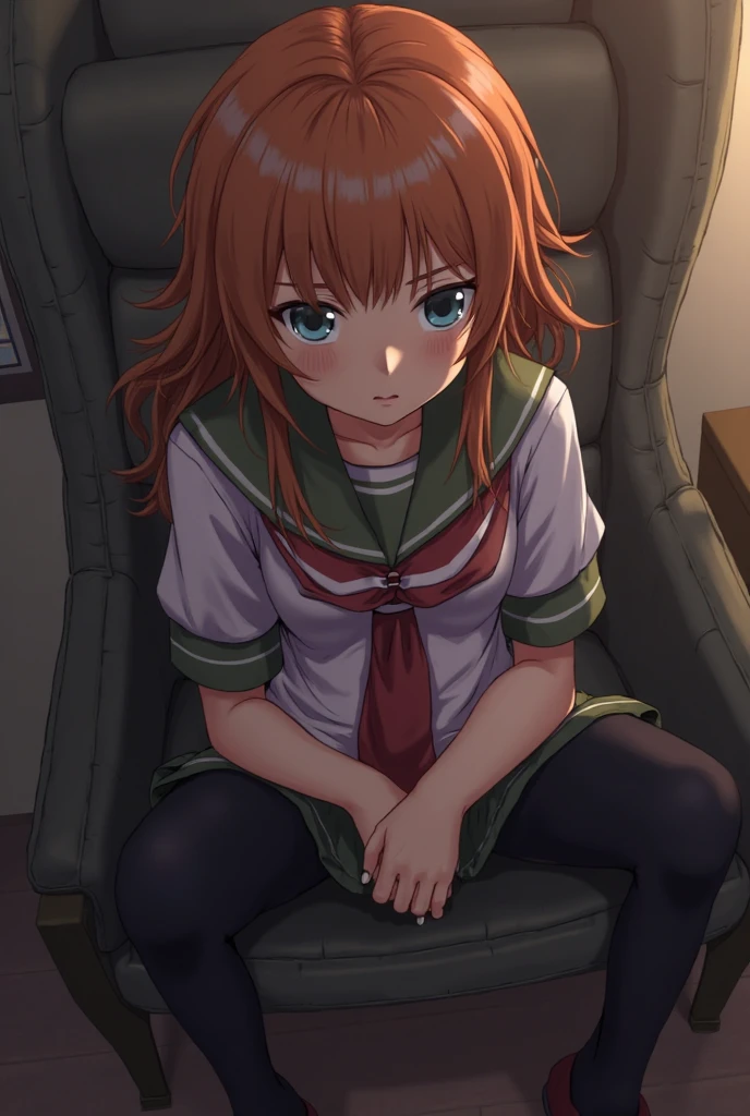 anime girl sitting on a sofa in a library with a lamp, Moe anime art style, bright red eyes, looking disgusted, looking angry, eyebrows raised, eyes wide open in shock, mouth making a grimace of repulsion showing teeth, 4K anime style, anime art wallpaper 8k, 4k anime wallpaper, 4k anime wallpaper, 4k anime wallpaper, anime art wallpaper 4k, anime art wallpaper 4k, manga wallpaper 4k, seductive anime girl, Kantai Collection Style, anime rudo 8K
