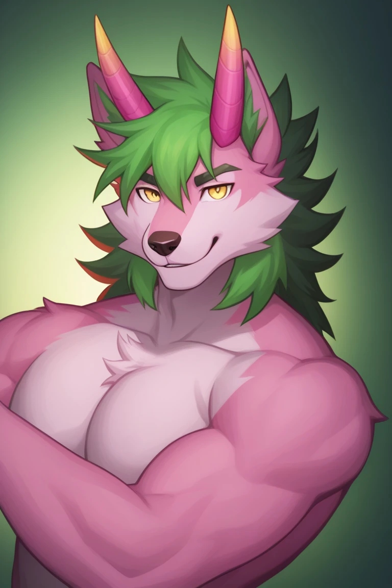score_9,score_8_up,score_7_up, lynx, hybrid, furry art, long hair, hair over shoulder, shirtless, ((shota)), (purple fur), purple body, ((soft body)), fuzzy, one fang, purple eyes, solo focus, kemono, cute, ((eyeliner)), mascara, eyelashes, collar, , young, narrowed eyes, between legs, 3d, blender software, smug face, fullbody, floppy ears, navel, (muscular male), ((pecs)), abs, erect penis, view from below, nipples, hand on butt, ear piercing, back view, (penis focus), lingerie, ((action pose)), shoulder tuft, chest tuft, excessive fluff, scarf, belt, arm band, hands on hips, foreskin, bara, lube in penis, by zerpreros,