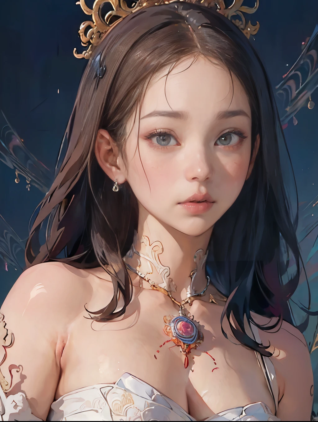 Staring at the sun、Official art、unity 8k wall paper、ultra-detailliert、Beautifully Aesthetic、masterpiece、top-quality、(Zentangle、a Mandala、Tangles、Tangles)、(Fractal Art:1.3)、One girl、ighly detailed、Dynamic angles、Cowboy Shots、The most beautiful forms chaos、elegent、Brutalist design、Vibrant colors、romantism、James Jean、roby dwi antono、by Ross Tran、Francis Bacon、Michal Muratz、Adrian Guyney、petra cortright、Gerhard Richter、Takato Yamamoto、Ashley Wood、Atmosphere、ecstasy musical notes、Streaming music notes are visible