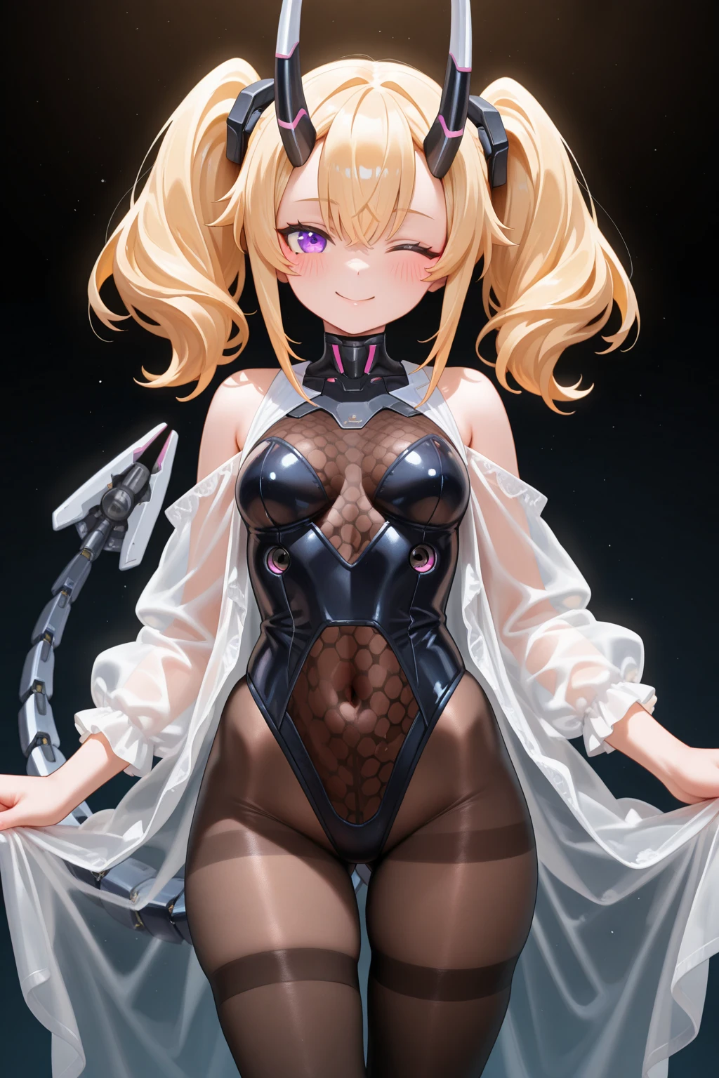 woman,14 years old,,city,night,(((white and blue tight miniskirt bodysuit))),,open mouth smile((See-through)),((beautiful long ponytail)),((baby girl body shape)), 1 girl, Artoria Pendragon,destiny,aphrodisiac,Lie,Things to know,full of sweat,Wet Area,on the bed,huge , Areol, defenseless,embarrassing,please be shy,Knead the milk,Emphasis on milk,Len,Clothes become see-through due to sweat,breast milk, Knight King,Noble,ring,既婚woman, Pointing straight up, ((Looking from above)), (highest quality:1.1), (masterpiece:1.4), (absurd:1.0), Portrait, Close-up, 1 girl、Momoberia Deviluke、hair ornaments、bob cut、short pink hair、purple eyeedium chest、((leotard, China dress))、looking at the viewer、Bedroom、(blush:1.2)、embarrassed look、(((Mesh pantyhose)))、black background、((long gloves))、((spread legs))、high heels、Pumpkin lantern、full moon、Bunny girl, Striped pattern,