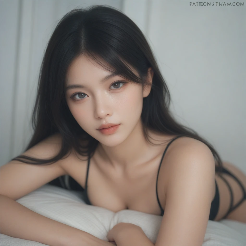 Model and background intact, American high school yearbook, beautiful woman, magazine pose,