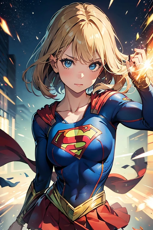 best quality,masterpiece,1girl,solo,(((NSFW))),(((9years old))),japanese girl,an extremely cute and beautiful girl,highly detailed beautiful face and eyes,petit,cute face,lovely face,baby face,shy smile,show teeth, blonde hair,long hair,Hairless pussy,flat chest,skinny,slender,(((wearing revealing Supergirl costume))),(((lying in a Gotham City)),she is looking at the viewer,she is touchng her pussy,(no panties:1.1),(legs spread wide:1.1),(no bra:1.1)