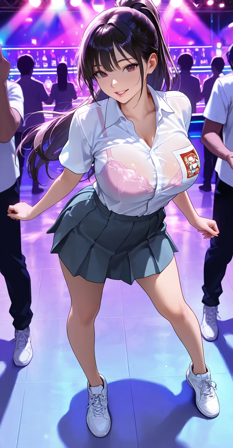 intercourse with a man, vaginal penis, doggystyle, pussy juice stain, leg up, (1man and 1girl,having sex:2),1penis,standing doggy, hug from behind,hentai breast grab, misaligned bra, arched back, (crowded train:1.4), train interior, dynamic pose, Dynamic hand movements, (breast grab:1.3), man's arm grabbing a girl's tits, (frying hands), (floating hands), (grabbing from behind), looking down, from below, (close contact:1.1), (cum:1.4), (cumdrip:1.2), facial, cum on face, white liquid, (best quality:1.1), (masterpiece:1.0),black eyes, extremely detailed CG unity 8k wallpaper, (photorealistic:1.2), complex 3d render ultra detailed of a beautiful porcelain profile face, vibrant details, break,(Open your mouth wide:1.4), blush, blush stickers, furrowed brow, grimace, screaming, pained face,closed eyes, Detailed lips, Detailed tongue, light brown hair, blonde hair, Huge twintails, Curl inside, Short hair, floating hair, (huge-breasted:1), nipples, long nipples, puffy nipples, small areolae,break,(See-through school swimsuit with pink sailor collar pleated miniskirt:1.5),   
checked skirt, skirt lift, (lifted by self:1.3), zettai ryouiki, showing pussy, (large amount of liquid spills from the crotch, Urine in the ground、 Peeing :1), (female ejaculation:1.5) ,female orgasm, (squirt love juice:2),