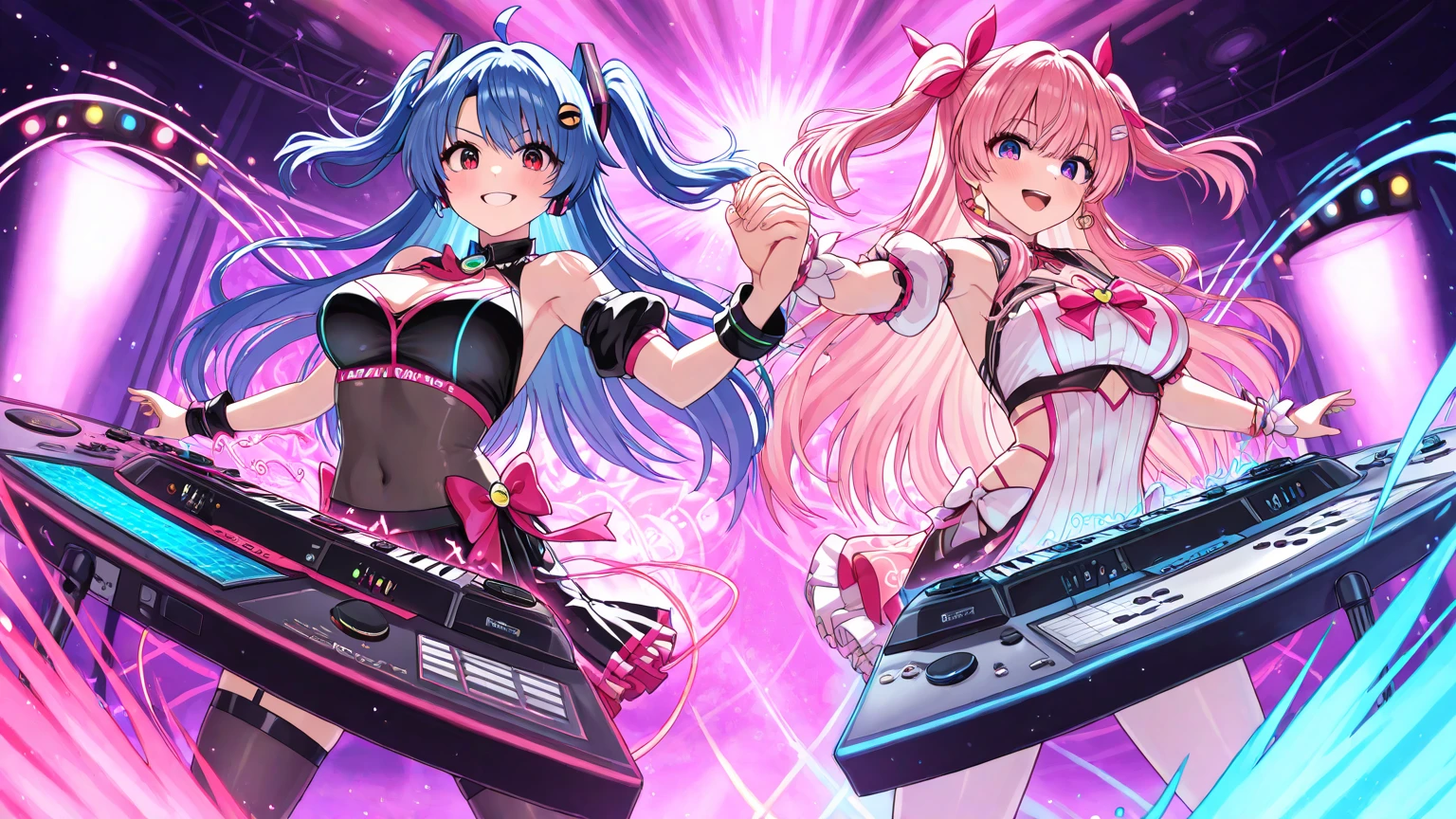 DJ,Twin tails