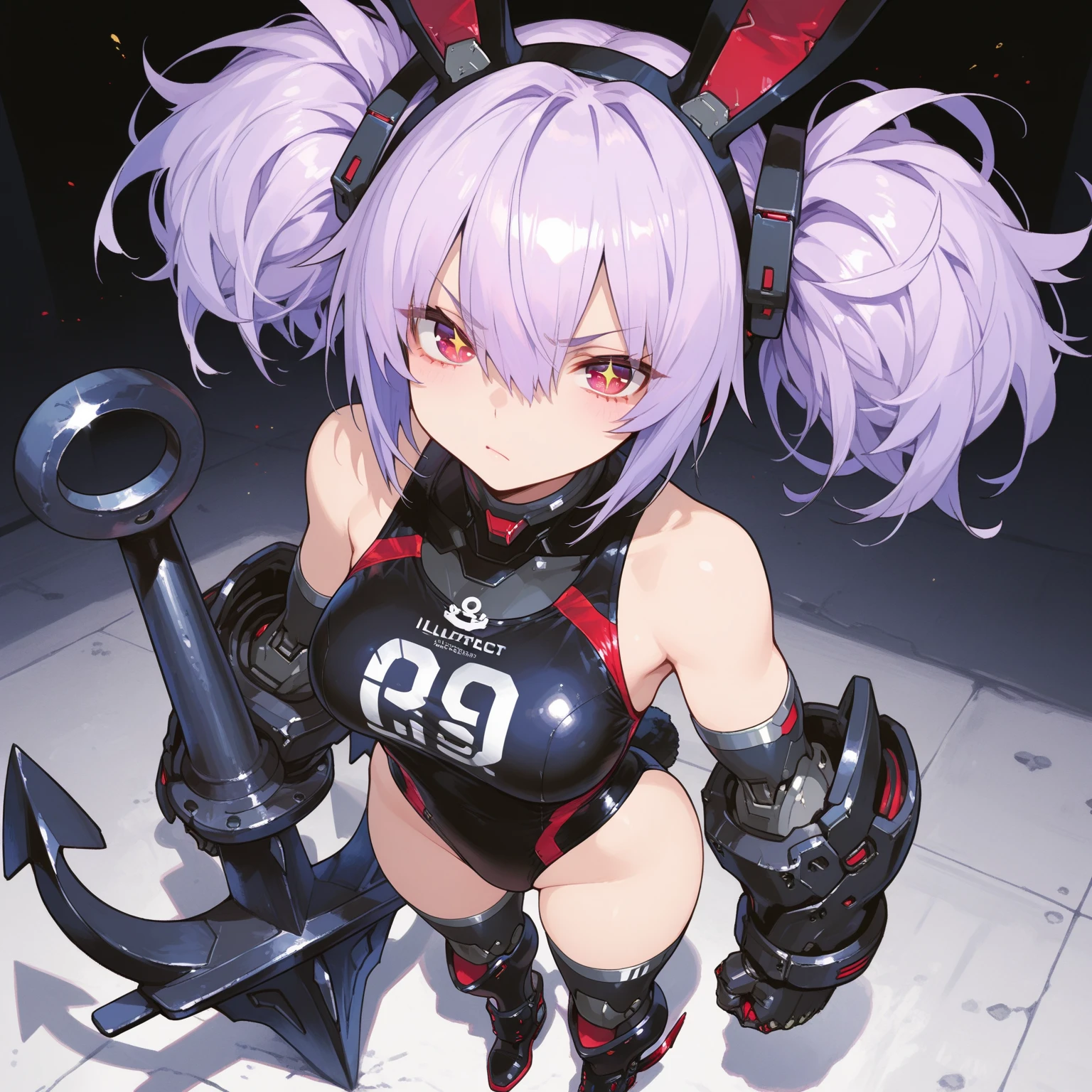 Bell pepper, carrying bell pepper, neat school swimsuit, thick eyebrows, leather backpack, huge backpack, (dark skin: 1.3), black gloves, brown skin, movie lighting, small breasts, beautiful light pink hair, rabbit ears, (masterpiece), ((highest quality)), (super detailed), glossy skin, full body anime girl, clean and detailed anime face, high resolution anime eyes, five fingers, Textile shading, perfect human structure, perfect anatomy,