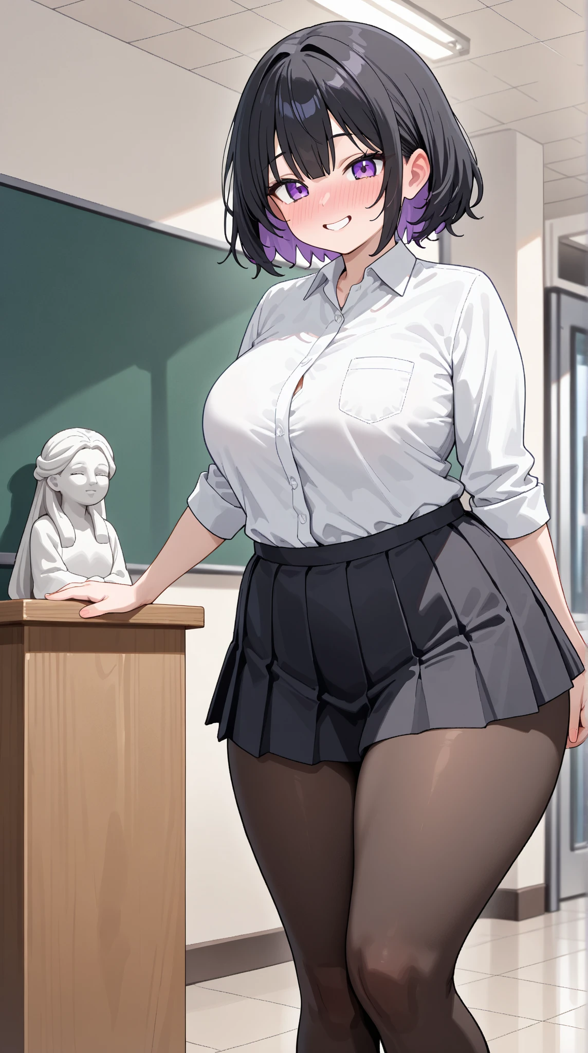 ((best quality)), ((masterpiece)), ((high resolution)), m (high quality face), ((upscale face)), (erotic face), ((full body)), (high quality body), ((naked)), ((Anime babe)), ((large breasts)), (high quality eyes), upscale eyes, nipples on breasts, classroom background, upscale R-ESRGAN 4x+ Anime6B