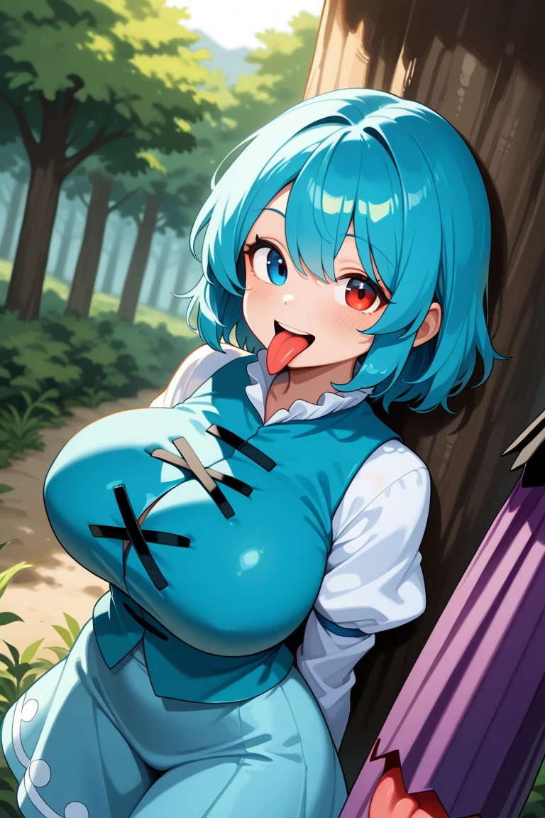Konpaku Youmu Big Tits Blushing Embarrassed