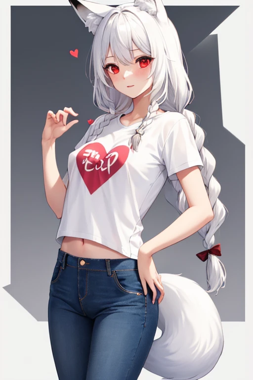 (best quality, masterpiece), 1 girl, centaur, It takes, White skin, Korean , black pink,Smiling, exposing the abdomen, belly button t-shirt , 아름다운 소녀 perfect white tiger photo, perfect white tiger photo
