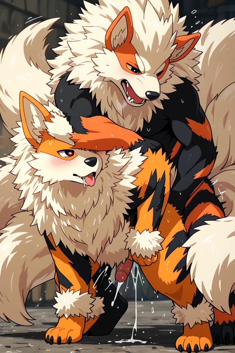 Arcanine,male,fucking,open mouth,big arcanines,duo,feral,knot,dad fucking son,incest,heat,sweat,moaning,old daddy,bent over,big dad,dominant dad,dad raping son,slap onomatopeia

