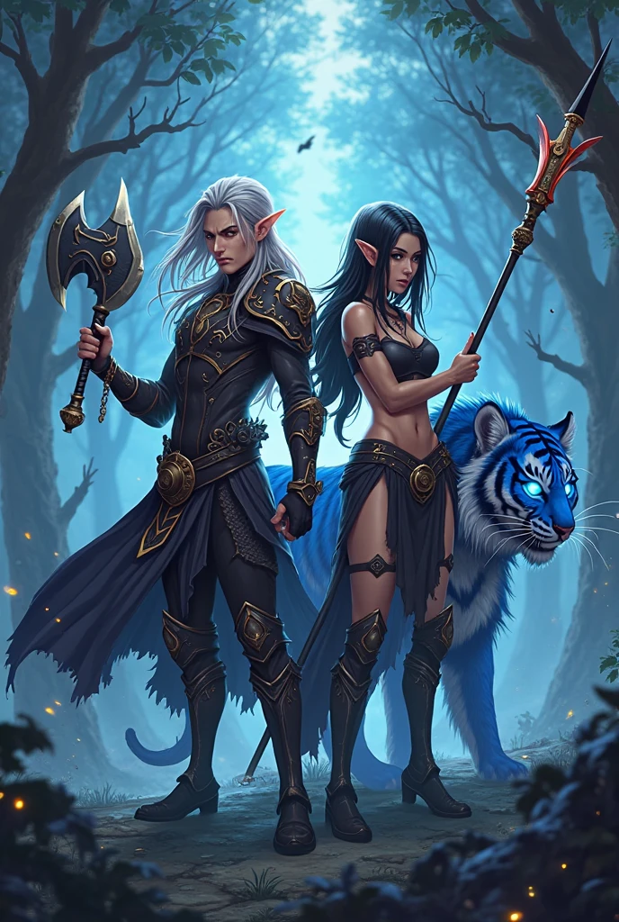Concept Art, "1 Couple, Handsome Boy", an ultra-detailed and stunningly beautiful CG illustration depicting a sultry green man-wolf with purple hair, sharp green eyes, standing tall in shorts. Gorgeous green fur and yellow dotted on the belly, tail and fur, this animal-like beauty exudes sensuality in every pose, breathtaking rendering, within radiant connections, multiplayer interaction, magical elements, gorgeous, casting colorful spells, bright flashes,