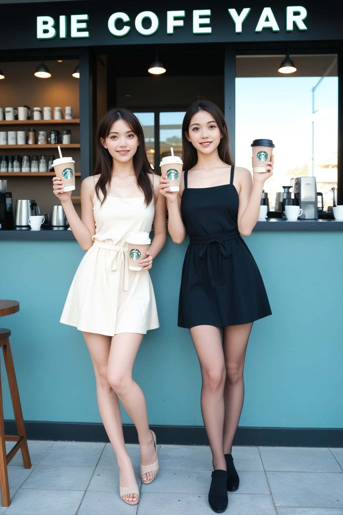 (((((((((Emphasize cleavage)))))))))
(((((((((Woman wearing a pink high leg leotard)))))))))
((((((White skin))))))
((((((Heavy makeup))))))
(((((((((Full body photo)))))))))
(((((((お洒落でcuteInside the Starbucks store)))))))
8k、RAW Photos、Highest quality、Super detailed、Super Resolution、Ultra HD、8k wallpaper、Amazing details
(((((((((((Inside the Starbucks store)))))))))))、
((((((Sit down and eat cake、Drink Starbucks coffee、smile))))))、((Heart Necklace)) Modern and sleek design:Interior design using natural materials、Many of the designs are warm and made using wood and metal.。 Large windows:自然光をたっぷり取り入れるためのLarge windowsがあり、Providing a bright and open space。 Green Interior:Potted plants are effectively placed、It creates a relaxing atmosphere。 artwork:Works by local artists、Starbucks-related art on display。 Cozy seating:Cushioned chairs and sofas、Bar sheet etc.、A variety of seating options available。 Open kitchen area:Being able to see how drinks and food are made、We provide peace of mind and transparency。 Unique lighting:Antique lamps and chandelierodern lighting fixtures are used。 Comfortable background music:Relaxing music is playing、A comfortable space is provided。 Wide々Table space:一人でもグループでも使いやすいWide々There is a table with。 Community Table:There is a large table where you can socialize with other customers.。 Seasonal decorations:The decorations are themed according to the season.。 Design with a local feel:The design incorporates the local culture and characteristics.。 Fragrance production:コーヒーの香りが店内にWideがり、A space that satisfies the five senses has been created.。 Conversation with a barista:フレンドリーなConversation with a baristaが楽しめるカウンターエリアがあります。 8k、RAW Photos、Highest quality、masterpiece:1.2、Super detailed、Super Resolution、Ultra HD、8k wallpaper、Amazing details、Photorealistic:1.4、Having fun by the water、Full Body Shot、Full body photo、High-resolution RAW color photos、Professional photos、A scene full of emotion、Very detailed and beautiful、Ultra HD、8k wallpaper、Amazing details、Huge file sizes、Highly detailed beautiful girls、Highly detailed face Highly detailed eyes、Extremely realistic skin、 Highly detailed fingers, Highly detailed nose, Highly detailed mouth, Perfect Anatomy, Highly detailed background, Highly detailed clothing, Teen, cute女の子, Famous Japanese Idols, cute, Realistic body, Slender, White skin, Glowing Skin, Slim body, Realistic Face, Delicate eyes, double eyelid,