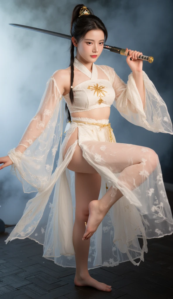 Photorealistic,masterpiece, best quality,ultra-detailed,vietnamese girl,18yo,cute,((skirt lift her Ao dai and shows her panties)),She takes great pleasure in showing off her panties to viewer,Ao dai,latest sensational fashion,hair,black hair,small breast,very happy,very slutty,outdoor,Hanoi,Vietnam,