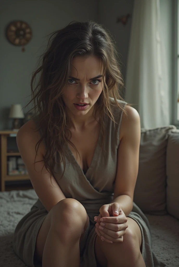(YES SFW), ((best quality,ultra-detailed,realistic:1.37), full body photo, [mother and  with different faces], (mother and  with different faces:1.5), sadness, disconnection, side by side, dark background, emotion, relationship, subtle lighting, strong composition, vivid colors), A Masterpiece, Best quality, Raw Photo, lifelike, FACES, redhead, Incredibly ridiculous, MAGIC, long hair, depth of view, Highres, very detailed, finely detail, RAW Extremely detailed, extremely detailed eyes and face, Sharp pupils, Realistic Pupils, Sharp focus, cinematic Lighting, Night street, dynamic pose, blouse, (mybeauties), casual jeans wearing, checked shirt, realistic hands, ((realistic (Overhead view:1.20) top view, real skin pores, moles on skin, high quality, realistic lighting, center of the picture, good body proportions, 8K, HDR, professional photography, natural skin texture, 4K textures, Adobe lightroom, photo lab, HDR, complicated, elegant, sharp focus, insane details, intricate details, very detailed, dark cinema light))
