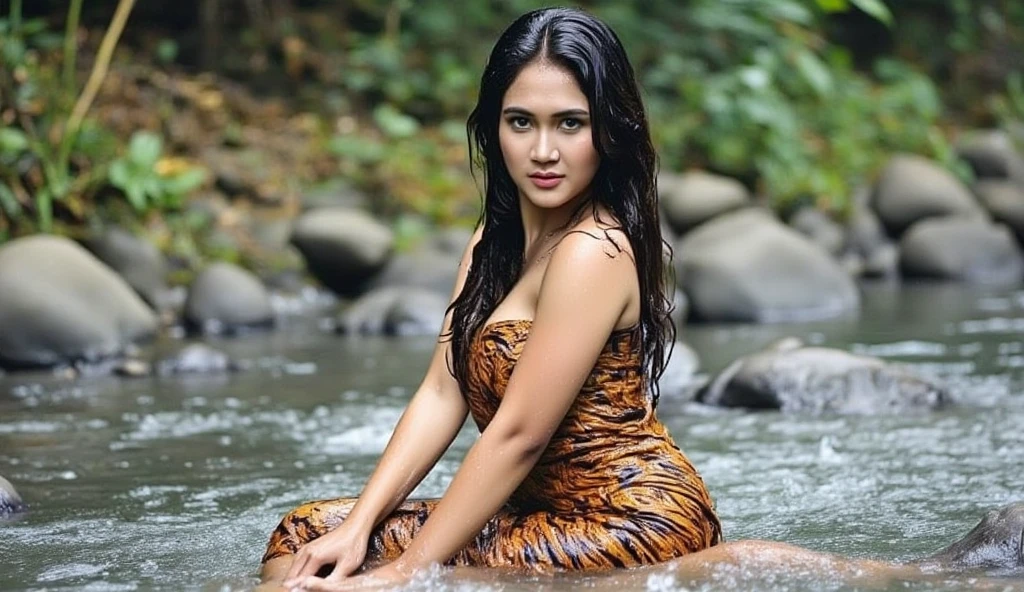  Top quality, masterpiece, super high resolution, real photo, raw photo, cute, beautiful indian young teen girl, happy expression, joy, glossy skin, dramatic lighting, full body, full body wet, dirty white tank top, sheer with thin fabric, white shirt dirty with mud, beautiful breasts, beautiful ass, butt sticking out, creepy, in the dark jungle, waterside, black large titanboa , slim, long limbs, slimy, slim Sleeping on large titanboa a large giant black titanboa wrapped around her neck, a large titanboa wrapped around her body, a titanboa’s head from between her crotches, a titanboa  and a titan’s intertwining their tongues and kissing, a girl hugging giant titanbo a girl and a large titanboa staring at each other Many large anacondas horny aroused  tentacle sex large object penetration nsfw snake tongue kissing blowjob bestiality