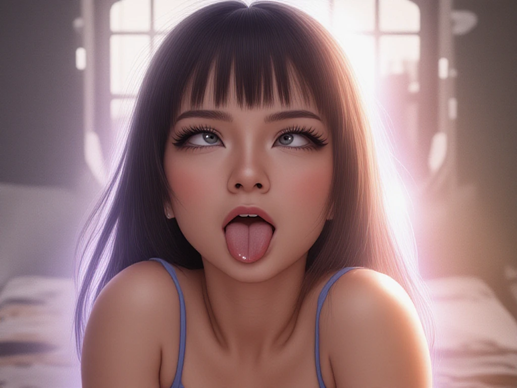 cute、((Ahegao))、Acme Face、、((Spread your legs))、((penis、Female masturbation))、 In 8K, High resolution, Glowing Skin,Detailed skin,Detailed face, Detailed eyes,