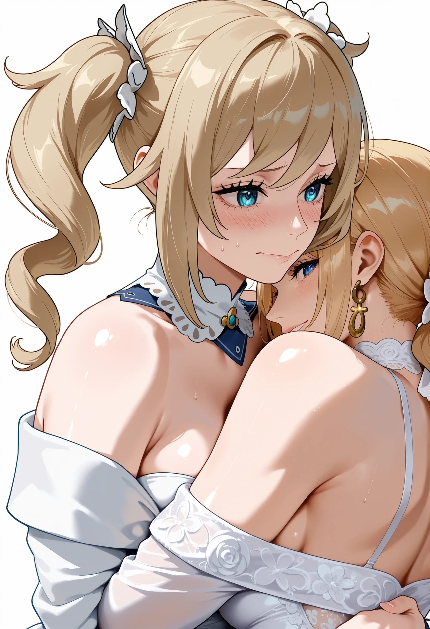 A woman inserting her huge penis into another woman　Aerith Gainsborough