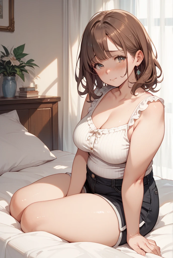 Very detailed、(8k, RAW Photos, highest quality, masterpiece:1.2), (Very detailed 8k wallpaper),shape、Professional Lighting,Sharp focus, Written boundary depth、
Browsing Caution、Clear Eyes、Perfect Anatomy、With a girl、12 years old、camisole、Micro Mini Skirt、、(blush:1.5),Open Mouth,、,、imminent kiss,(Plump thighs:1.2)、From above、、