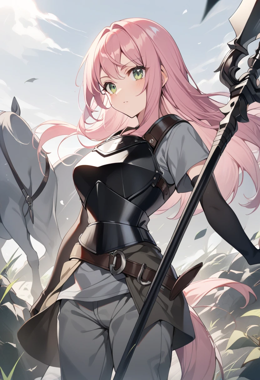 NSFW, uncensored, One girl, One strong, heavily armed man, Two people having a party, Light carmine hair, Yellow Eyes, Braiding, french Braiding, Long Hair, Twin tails, Both sides up, Sweat, Hot body, Glowing Skin, 
Bright red face, Eyes that are captivatingly erotic, Melting lips, Heavy breathing, Excited hot breath and mouth,
No mask, No anal sex, No peace, Do not bite cloth or strings,
(((Large Breasts))), outside, Fantasy World, An open grassland in the forest,
From the back, White dress style armor, Katana with sheath on left hip, 基本的に白いleotard風の革鎧は胸元が開いたドレス風のデザインでその革鎧は彼女の胸を押し上げるように着用されている, Over that, a hard metal breastplate mail is worn to encase the large chest.,  
Wearing hard metal armor with light pink trim around the edges, He was wearing sturdy white metal armor and gauntlets from his arms to his fingertips., 
Legs are made of full metal plate armor, Place々The gold decoration is used as an accent., 
The pleated white miniskirt is short enough to reveal her panties and has gold trim and accent colors on the edging.. On top of that, he wears large metal waist armor that can hold multiple cross belts on both sides of his waist to secure his weapons., 
A katana in a sheath is worn on the left hip., Several leather pouches on the right hip, A leather bag large enough to hang from the hip is attached to the back of the waist., 
(((Clothing))), (((コスチュームはoutsideさずオーバーハイニーソックスを履いている))), 
A man&#39;s monster cock will never be inserted into his ass, 

From the back, 
The heavily armored, muscular man was close to her, his hands around her waist, and they were pressed together., The strong man is taller than her., なのでFrom the backがっしりと太い腕で彼女の腰に手を回して掴み下腹部も抑えて自身に抱き寄せる, The man&#39;s trousers are already bulging and she rubs them with her hand to check his erection., She blushes and gives herself to the man., The burly man takes off his pants, grabs the rod of his long, thick, spear-like monster cock, and thrusts it in and out of the entrance to her vaginal hole with its glans., The connection is clearly visible to the viewer., Every time the glans goes in and out of the vaginal hole, the labia majora and the opening of the vagina get caught by the glans and are rolled up, rubbing against the opening of the vagina repeatedly, making a sticky, watery sound., When her cervix descends and she starts kissing the man&#39;s monster cock, she lowers her hips even further and thrusts it deeper into her vagina., The man begins to feel the urge to ejaculate and begins to pour a large amount of semen into the hole in her uterus, and the intercourse continues with creampie.,
She spreads her legs wide and with her free hand lifts her skirt to show off her underwear., The panties are a white and pink striped bikini that resembles a micro bikini., パンティーはSweatでびしょ濡れで艶のあるシルク生地がシワが寄っている,
長年パーティーを組んでいた2人はモンスターの討伐後に大体は二人っきりの屋outsideでスキンシップを行う, Although it is a natural phenomenon for a strong man&#39;s pants to bulge after defeating a monster, she understands this and likes it.,
break covered navel, elbow gloves, gloves, leotard, Thigh straps, 
break looking at viewer, 
break indoors, 
break anal sex, monster cock anal sex,
break (masterpiece:1.2), Highest quality, High resolution, unity 8k wallpaper, (figure:0.9), (Beautiful attention to detail:1.6), Highly detailed face, Perfect lighting, Highly detailed CG, (Perfect hands, Perfect Anatomy), 