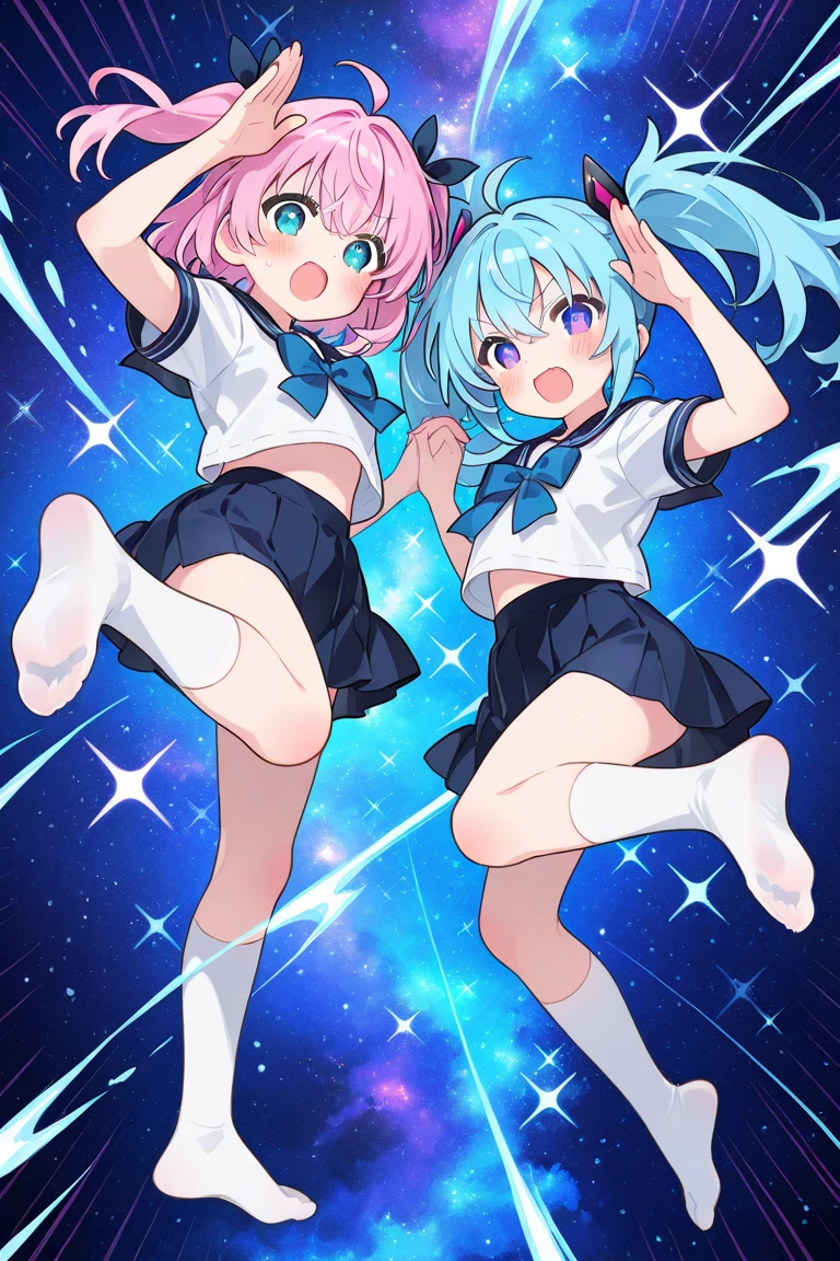 ((extremelydetailedCG)),((8K_Wallpaper)),(((masutepiece))),((top-quality)),{Character_1}, {Character_2}, Couple with, Couple in love, Each of them has its characteristic movements and powers, Such as {move_1}, {move_2}, And {move_3}. Scenes in a playful and dynamic environment {The setting}, With vivid colors and exaggerated expressions. While maintaining the overall unity of chibi-style art、both sexes, (((Highly detailed room background))),very long iridescent hair,fullllbody,smallbreast,((sideboob barbosa)),(((Iridescence and rainbow hair))),((((Rainbow and iridescent colors)))),,Beautiful detail hair,Beautiful fece,,Incorporate elements from each anime world、school  background