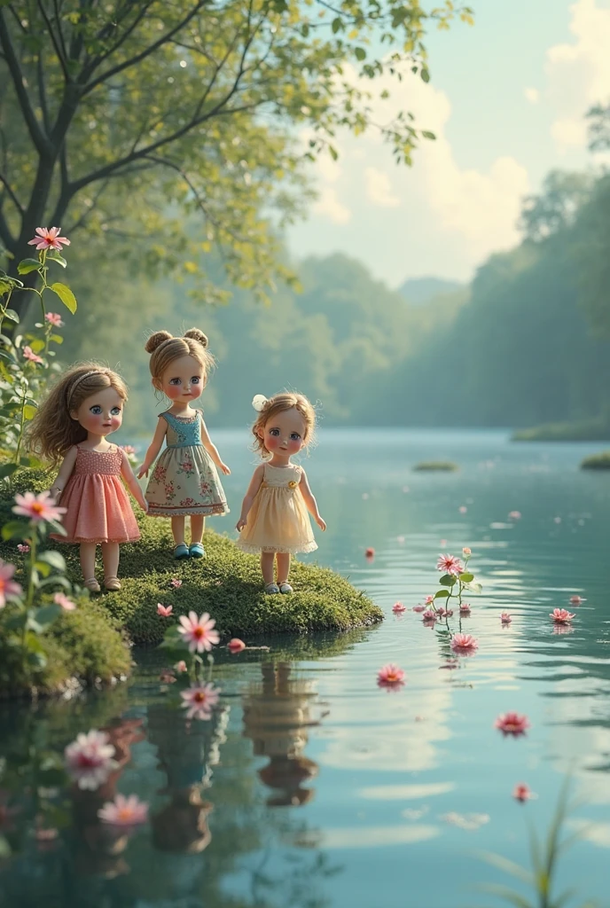 Photoreal、自動シャボン玉製造装置からLots of soap bubblesが出ている、seaside park、Lots of soap bubbles