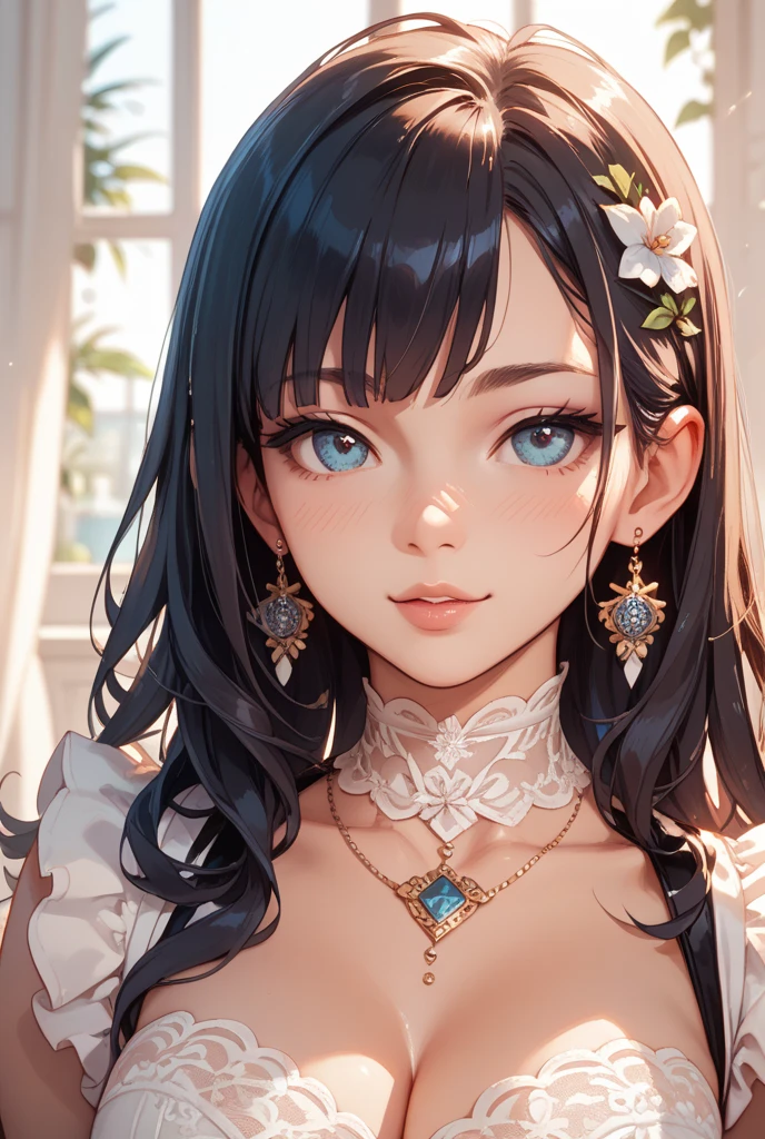 (realistic:1.4), (masterpiece, side light, exquisite beautiful eyes: 1.2), masterpiece*portrait, realistic, 3D face, glaring eyes, shiny hair, Glossy skin, alone, embarrassing, (abdomen),