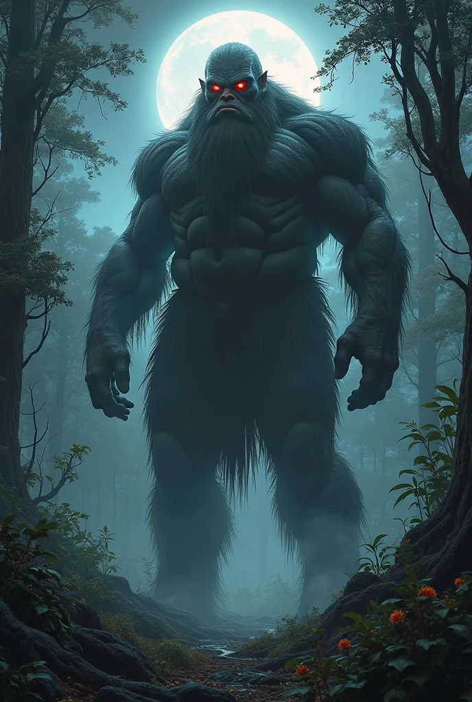 (high quality, 4k, ultra-detailed, realistic, vivid colors, bokeh), (monstrous creature:1.1, dark atmosphere), lightning bolts, abominable being, deep darkness, highly detailed, interplay of light and shadows, particles