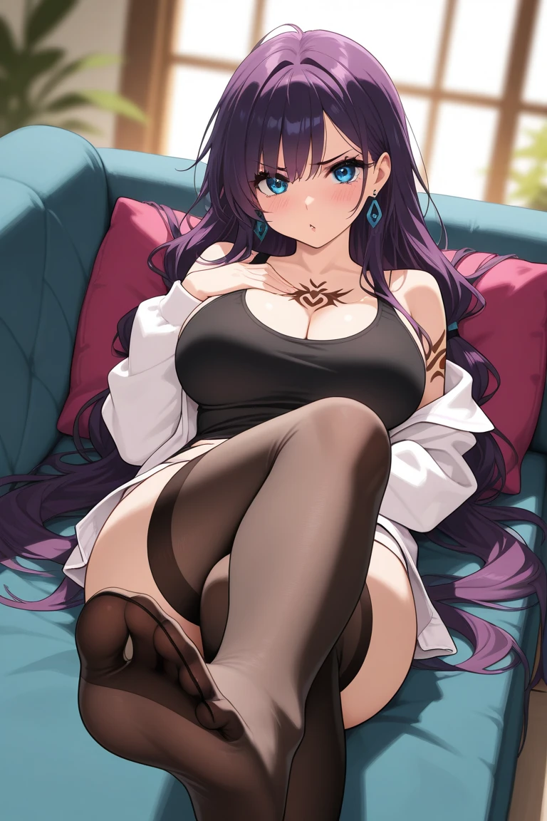 Hayase Yuuka, Stand, Pantyhose, High Heels,