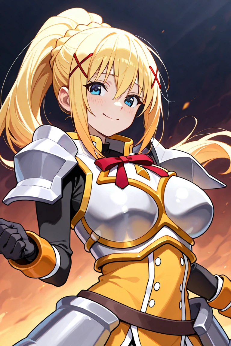 score_9, sauce_anime, score_8_superior, score_7_superior, paint:skindentinion:.5, nuclear:一人in:.8, Movement:tears:.5, Blurred Background:Starry Sky:.5, Detailed Background:Abstract:.4, Shiny skin:reflection:.3, Backlight:swein:.7, ersuperiortion:light:.5, ks darkness:concentrated:.7, lines:Motion Blur:.4, High resolution:Long Hair:.5, blush:Deep Skin:.3, perspective:outline:.3, Shadowed face:Gust:.5, rubble:Looking_in_Audience:.7, smile:Torn:.5, horizon_line:Depth of written boundary:.3, cloud:explosion:.5, Light trail:Spotlight:.6, ks darkness, Braiding, ponytail, x Hair accessories, Dress in Armor, Pauldrons, breastpline, Bodysuits, Black gloves