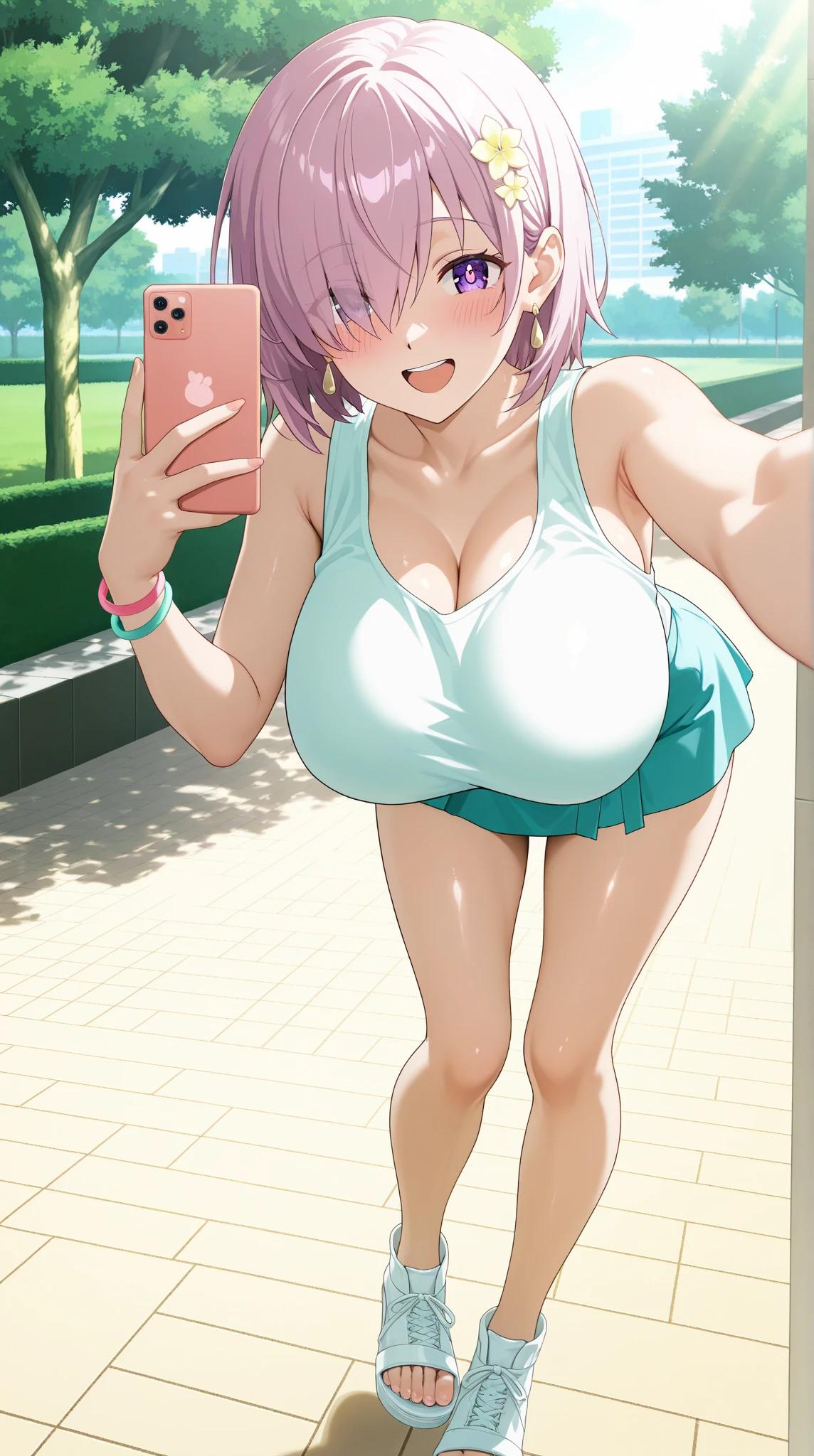 (masterpiece, highest quality:1.4), (Very detailed:1.2), {shape,Picturesque}, {Studio Light, Picturesque}, [Best Shadow],((1 girl))((Perfect hands, Perfect Legs, Perfect Anatomy)), 
(KonishiCSA)_(ShizumaCSA), (Alpha CDE:1.3)_(Gamma CDE:1.15),
break
(Perfect Anatomy), (Symmetrical eyes, Very detailed eyes, Beautiful Eyes), (Sharp eyeliner, Very detailed face, Beautiful Face), (blue eyes),短いポニーテール
break
nice hands, Perfect hands, Guido Daniele,
break
1girl, alone,
break
Green leavesKC, (Green leaves) uniform, (white) serafuku, (hair) Scrunchie, (Lavender Blue) Sailor collar, (yellow) neckerchief, (Lavender Blue) Shorts, (black) Knee socks, shoes,
break
looking at viewer, Cowboy Shot, To the audience, smile, Open your mouth, (indoor, office, living room), (Hold the camera),
break
(From behind)(panties), (bra), (In underwear), (Flashy underwear), (lingerie), 