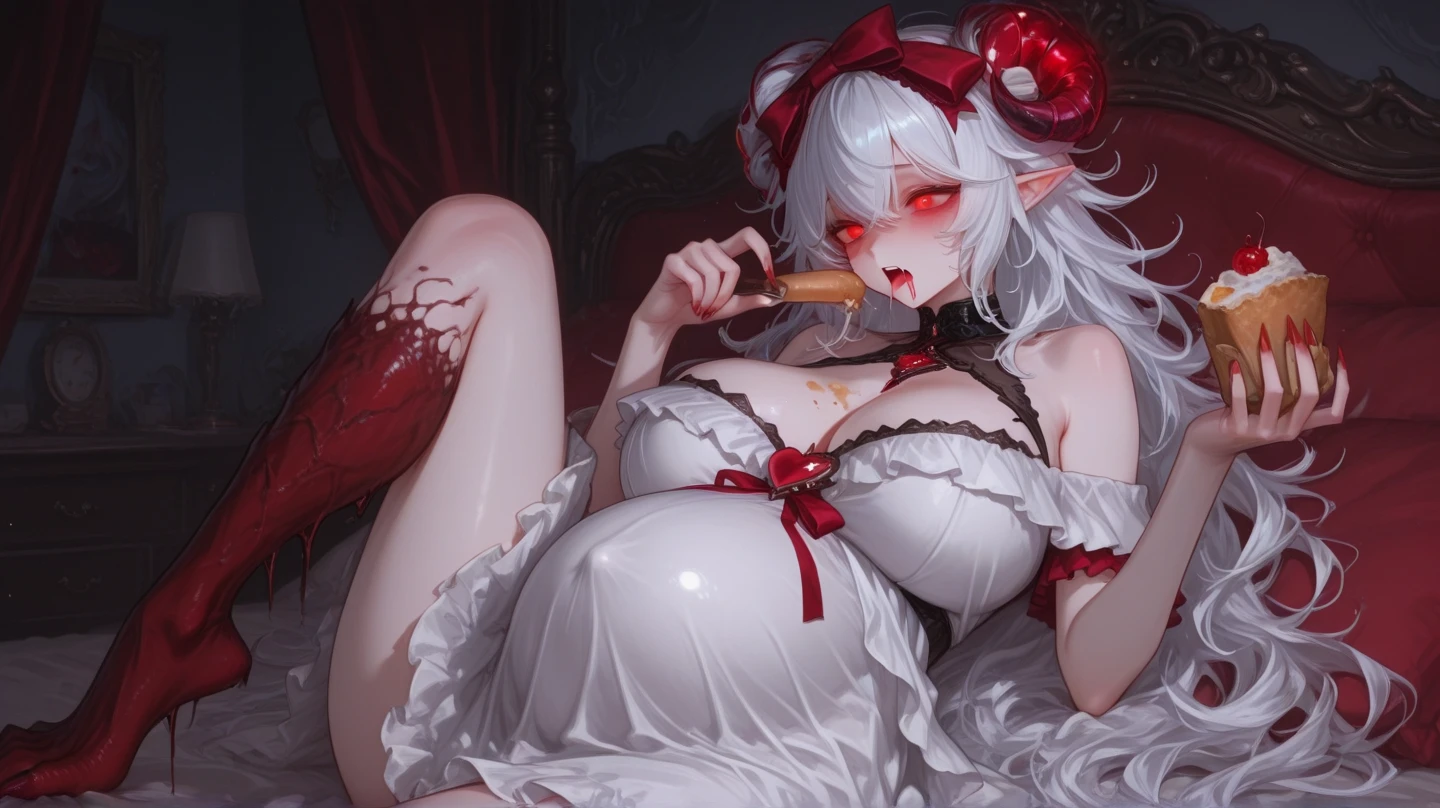 (Tabletop, Digital Art, Digital Illustration, 4K, 8K, Very detailed, Beautiful images, Clear images, Realistic, RAW Photos), masterpiece, best quality, 1 girl, 独奏, bob cut, platina silver hair, red eyes, (white wedding dress:1.2), VIP lounge in casino, (breasts out:1.2), (nipples:1.3), (nsfw:1.3), steam, (sweat:1.3), sexual excitation, cowgirl position, (penis:1.2), (sweat:1.3), (orgasm face,1.5), (flustered:1.3), sweat,chapel, spread legs, 1 boy, pov hands, grab breasts, big eyes,(junior high school student),Delicate lace、parted bangs, on bed ,tentacles, tentacles sex, vaginale,cum on body,crying,cum overflow,tentacle bound legs,cum overflow,