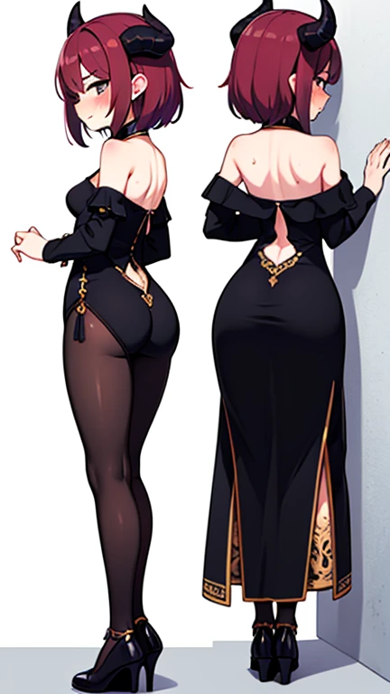 19 years old, large breasts, triple D cup breasts, sexy, horny, round buttocks, bubbly buttocks, fit and strong, slender body, plump lips, bubbly ass, Ink drawing of a raven, side profile, moden ao Dai, full body, Peter Draws, digital illustration, comic style, black and white contrast, perfect anatomy, centered, dynamic, detailed, watercolor painting, artstation, concept art, smooth, sharp focus, illustration, art by Carne Griffiths and Wadim Kashin,