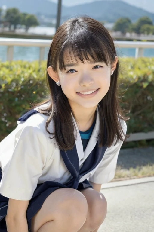 1 top quality girl Very cute beauty small, Bright Eyes Shine, Shine肌 18-year-old, Black Hair A clean and bright look, , and a cute Beautiful Bangs Big Breasts School high school Nude Erotica