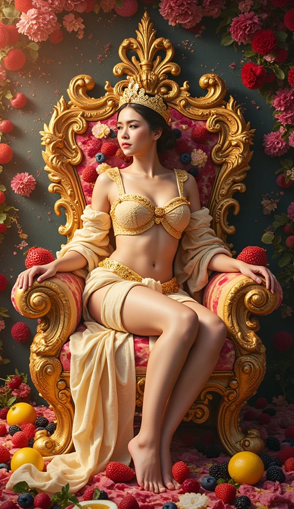 Geometry,stain glass,12 zodiac signs,Vigée Leblanc style,Math、Astronomical utensils,astronault,Roses in a vase,fruits,cute little,A smile,Ancient Greek costumes,Paintings by Sandro Botticelli,Costume with stretched shoulders,huge smile,large full breasts,Ecstasy expression,A sexy,Beautiful bare skin,Cute smile