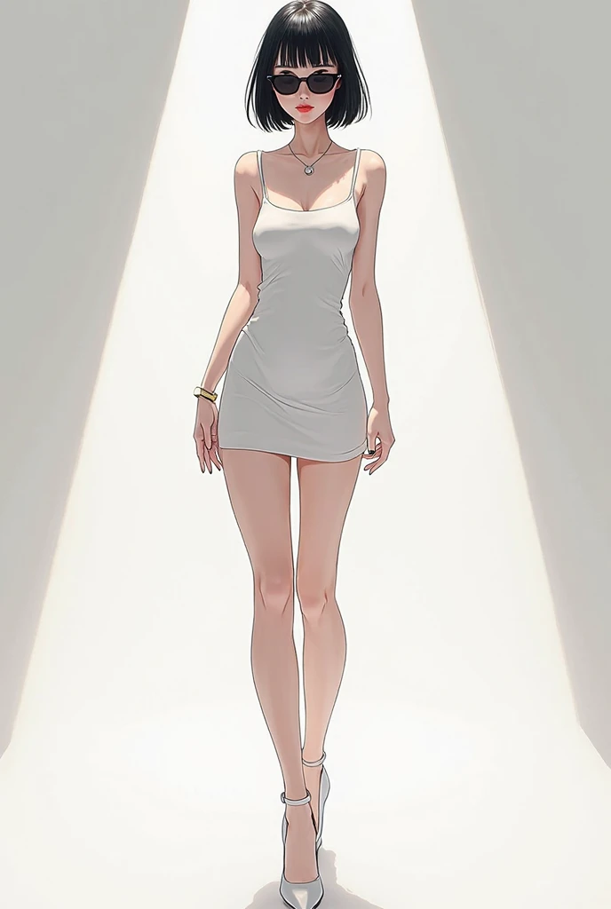 masterpiece,highest quality,1girl,full body,blonde hair,short hair,disheveled hair,blue eyes,(sharp eyes),(slanted eyes),choppy bangs,medium breasts,prostitute,brothel,clear face,expressionless,
