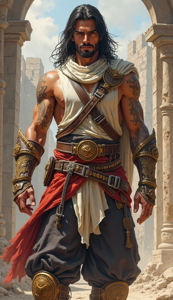 toon arabian thug, daz3d