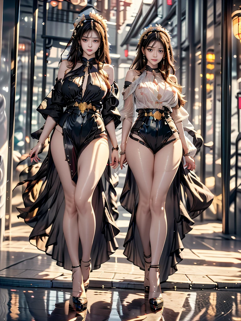 high quality, masterpiece, Very detailed, 8k, A beautiful 16 year old Japanese girl:1.5, Small face, Black hair twin tails, blunt bangs, Breast Augmentation Surgery, (A gorgeous lace yellow magical girl heroine swimsuit:1.5), (A woman bound by tentacle rope:1.4), remote_play, remote_Vibrate、 (climax:1.3), Close ~ eyes、 height:152cm、 Ecstatic expression、 Walking through the Shinjuku intersection