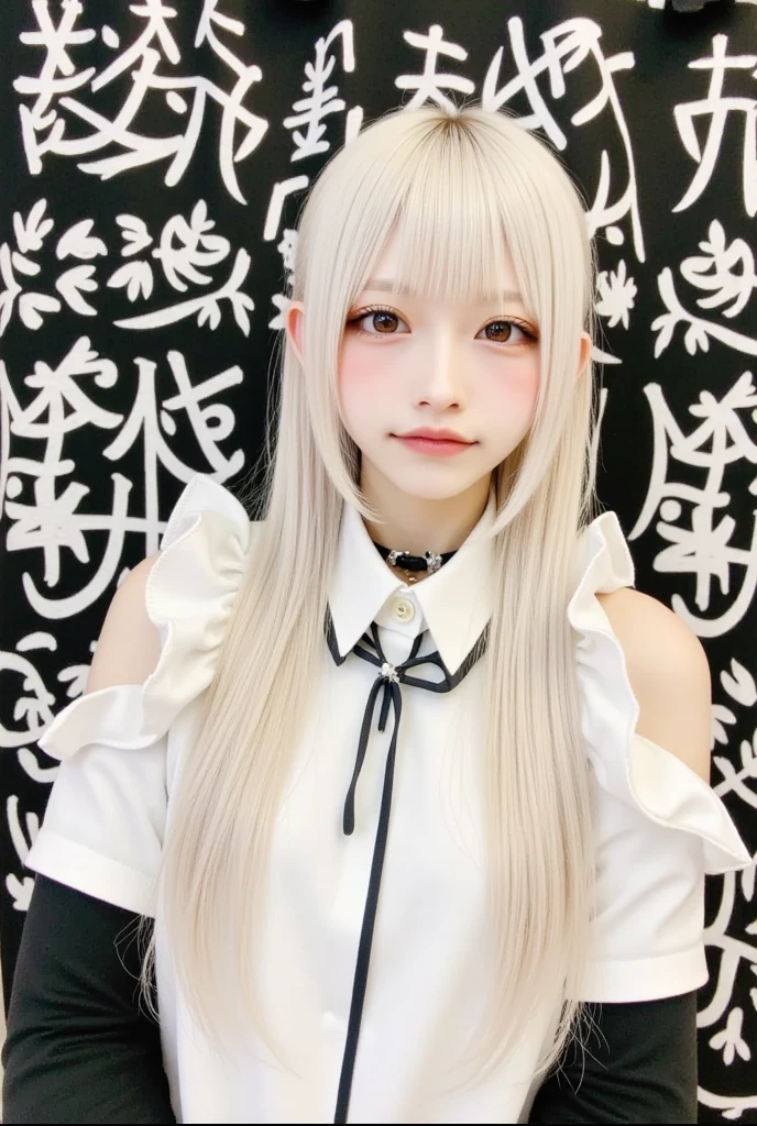 Sexy and firm super small breasts、Small breasts and exposed nipples、RAW Photos, 8K, (Highest quality), Realistic, (Live Action, Intricate details), (Natural skin texture, Detailed skin, Hyperrealism, Sharpness), (Japanese teenage girl standing in a garden), ((White Jirai Fashion:1.6)),Slender body, ((Gray Hair, Straight Long Hair, Blunt bangs)), ( Attractive face, Provocative look, Release your lips:1.3, ), thigh, Spot lighting:1.3, Cowboy Shot、