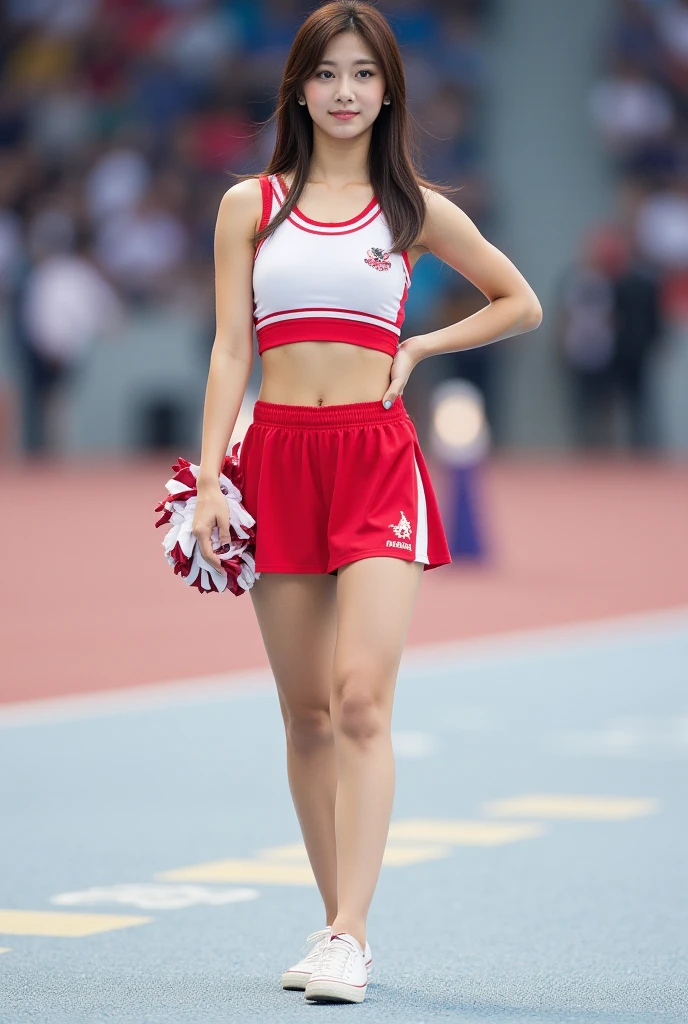 (((full body Esbian)))、1 beautiful girl、perspiring、((toru & Field Athletes Women))、(((1 persons)))、((Short-cut hairstyles))、Competition uniforms、((Stadium))、Transcendent Cute、A slight smil、Beautiful breasts、full body Esbian、hairarmpits、athletic field、((Outstanding style))、((Healthy body))、 、Women in Japan、Photorealsitic、Beautiful detailed eyes、Hyper-Realism、highcontrast、Ultra HD、realistic skin textures、Top image quality、top-quality、超A high resolution、Fine details、Very meticulously