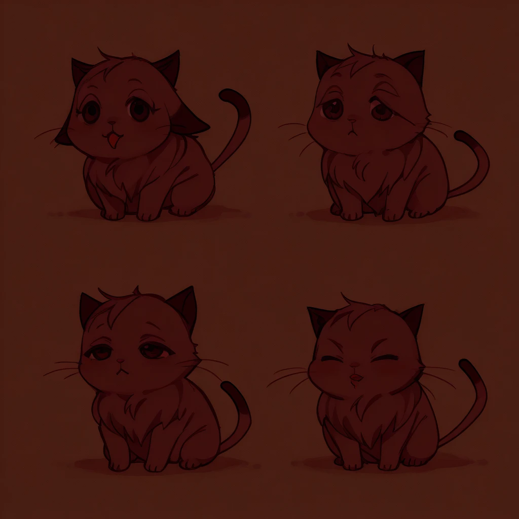 (zPDXL2),  score_9_up, BREAK
pretty girl, Furry, catgirl, emoji pack, 9 emoticons, emoji sheet, Multiple postures and facial expressions, different emotions, Different facial expressions, BREAK
AissistXLv2, unaestheticXL_bp5, SimplePositiveXLv2, zPDXL2 PonyXLV6_Scores