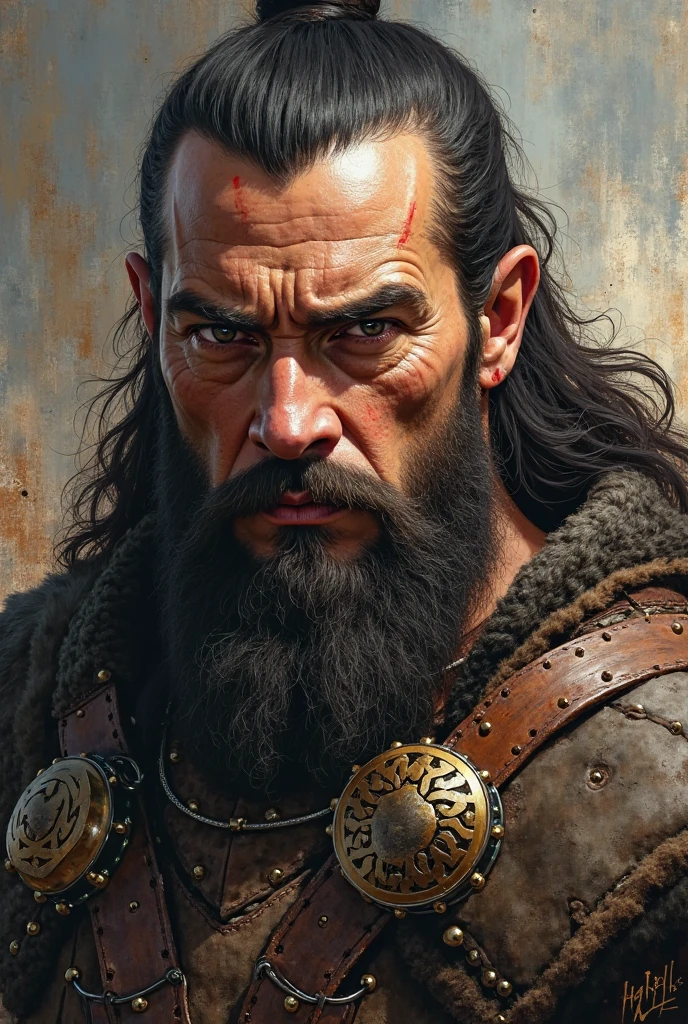 dreamlikeart, portrait of <lora> man wearing viking clothes posing to a paint, oil painting by Ed Blinkey, Atey Ghailan, Studio Ghibli, by Jeremy Mann, Greg Manchess, Antonio Moro, trending on ArtStation, trending on CGSociety, Intricate, High Detail, Sharp focus, photorealistic painting art by midjourney and greg rutkowski