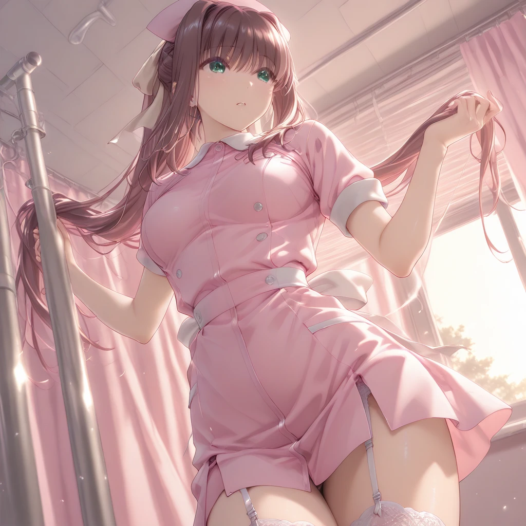(Very detailedな CG Unity 8k 壁紙), (masterpiece), (highest quality), (Very detailed), (Best illustrations), (Best Shadow), (Absurd), 
BREAK
girl, Sweat, vapor, Center of chest, Browsing Caution, shy, Show Viewer, 